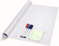 White Board Sticker Dry Eraser Paper for Wall Upgrade PET Stain-Proof Peel and Stick Self Adhesive Wall Paper Roll for Classroom