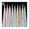 YX856 New Technology Digital Printing Colorful Gradient Butterflies 3D Mesh Tulle Fabric for Girls Embroidery Stage Tulle