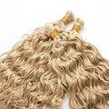 Wholesale European 18-22 Inch Double Weft Double Drawn Human Extensions 100% Remy Deep Curl Traceless Bulk All Colors Long Time