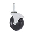 3 Inch Versatile Rubber Caster Wheels for Outdoor Furniture Trolleys Modern for Living Room Dining Kitchen Gym Bathroom School