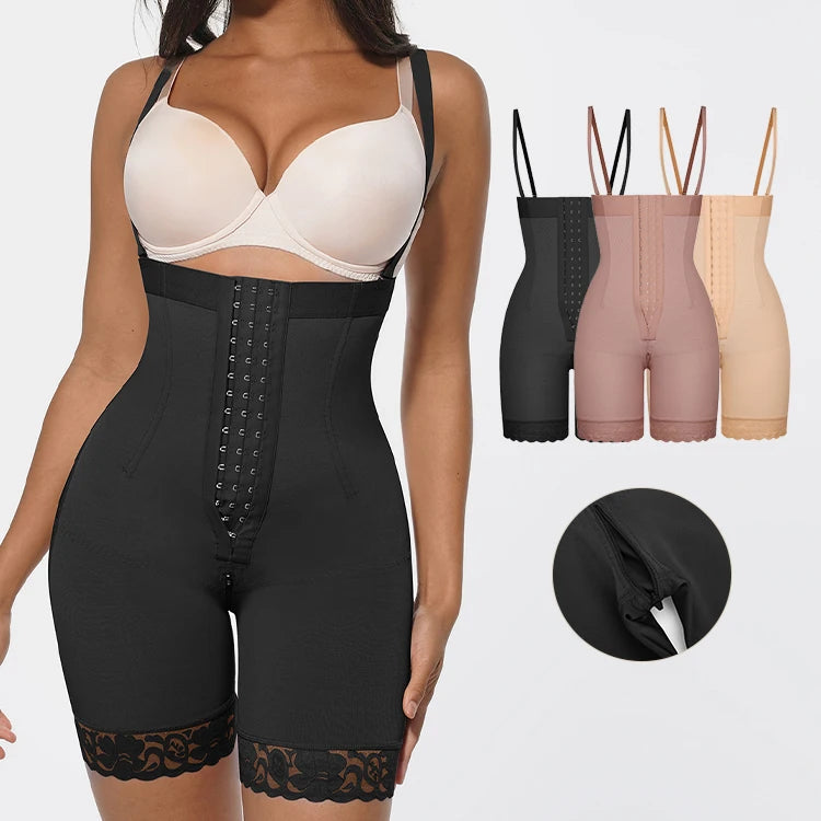 For Tiktok HOT SALE Wholesale Post-Surgery Women's Plus Size Breathable Anti-Bacterial Eco-Friendly Shapewear Set Slimming