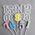Versatile Silicone Digital Glue Lollipop Mold for Chocolates Cheese Cake Decorating Durable Baking Tool Baking Molds