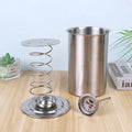Cooking Burger Stainless Steel Sausage Patty Heavy Chicken Flattener Maker Box Meat Hand Press