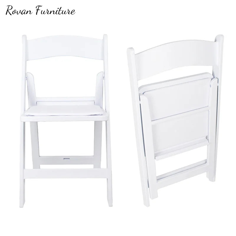 RTS TOP Garden Wedding Acrylic Black Chair Decoration Wedding Folding Camping Chair