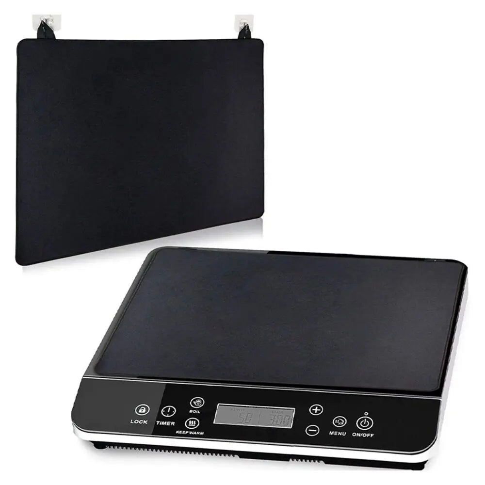 Induction Hob Protector Silicone Induction Cooktop Ma Heat Resistant Glass Top Cover Cookware Accessories