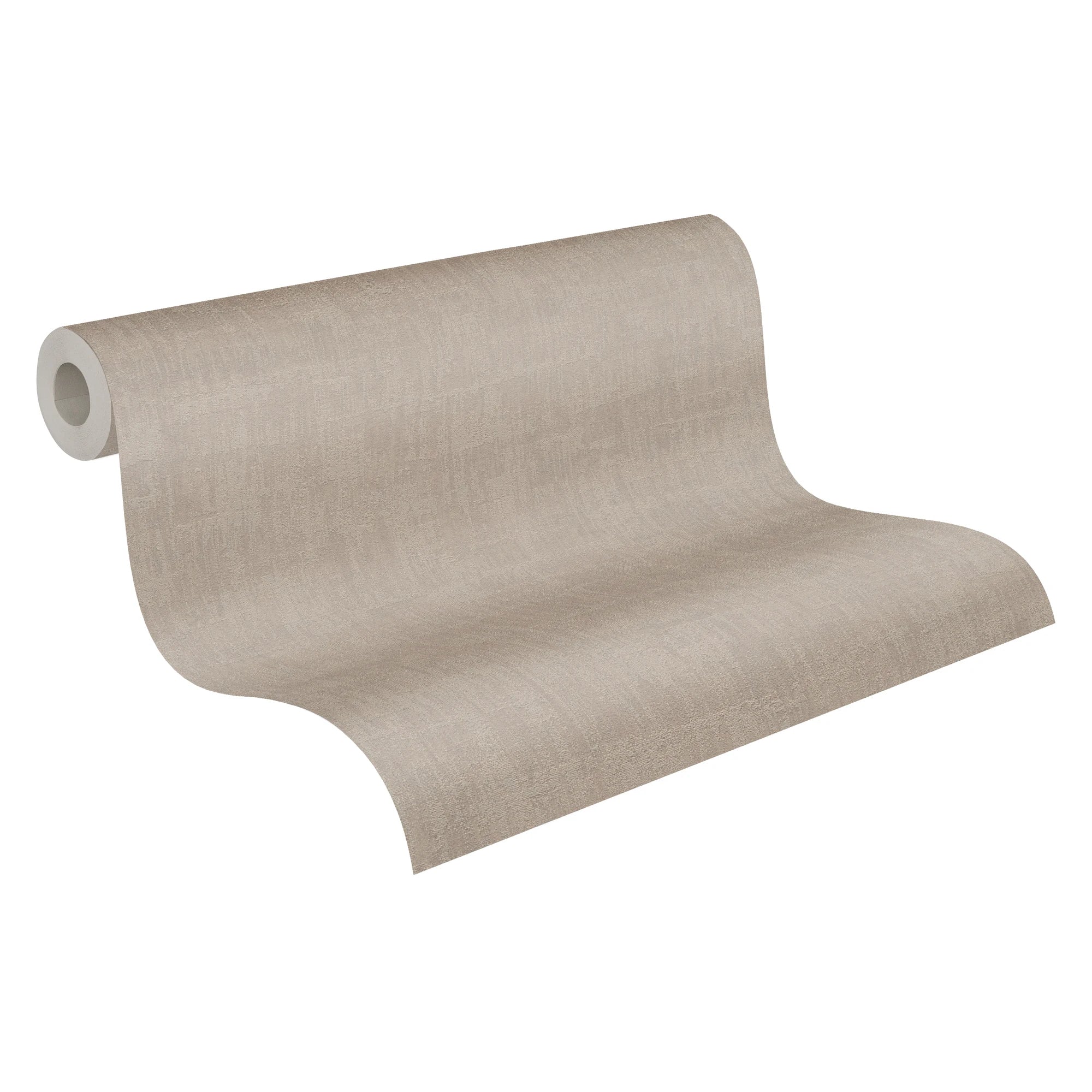 Made in Germany - Wallpaper rolls Structure Grey - Non Woven Vinyl - Wallpaper Plain Solid Colour for Walls - 1005 x 053 m