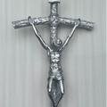 SLA 3D Printed Cross - Gold and Silver Spray Paint