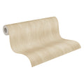 Made in Germany - Wallpaper rolls Wood Look Cream Beige - Non Woven Vinyl - Wallpaper Home Decoration for Walls - 1005 x 053 m