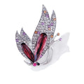 Clothing Accessories Elegant Korean Style Women Gift Purple Rhinestone Jewelry Animal Crystal Butterfly Brooches Brooch Pin MegaBDM