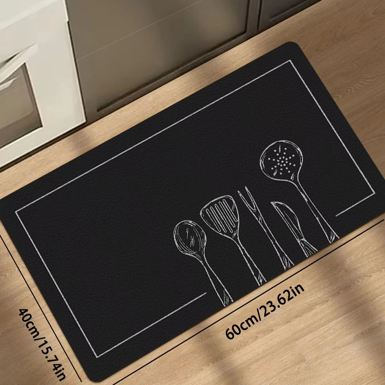 Modern Floral Pattern Doormat Carpet Non-Slip Low Pile Indoor Rug for Home Kitchen Machine Made Area Rugs Sets Small Size