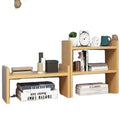 Easy to Assembly  Desktop Wooden Storage Rack  Kitchen Seasoning  Rack Office Space Saving  Multi -layer  Bookshelf
