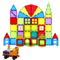 Magnetic Tiles 100PCS Building Blocks Magnets Building Set STEM Toys Christmas Toy Gift for Kids Boys and Girls