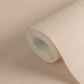 Made in Germany - Plain Wallpaper rolls Colour Beige - Non Woven Vinyl - Factory Wallpaper Textile Structure - 1005 x 053 m