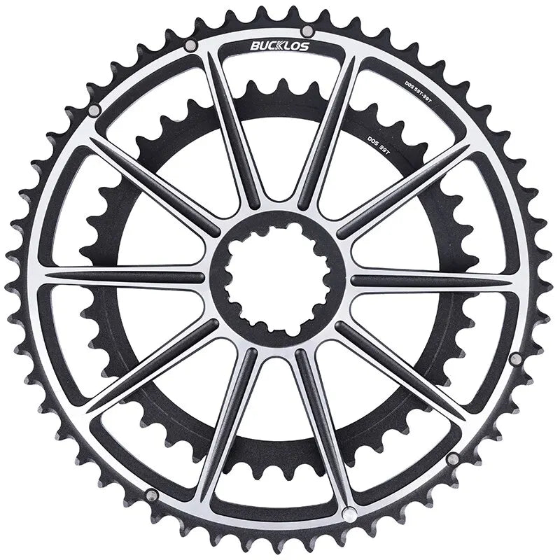 BUCKLOS Gravel Bike  Chainrings 50-34T 52-36T 53-39T Aluminum Road Bike Chainrings 8/9/10/11 Speed Chainwheel