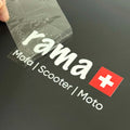 Custom 3D UV Transfer Stickers Waterproof Vinyl Custom Logo Printed Stickers for Brand Decoration