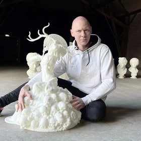 Personalize Design SLA 3D Printing Large-scale Sculptures - Exquisite and Beautiful Details