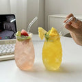 Classic 500ml Pineapple Tumbler High Borosilicate Glass Heat Resistant Eco-Friendly Dishwasher Microwave Safe Cocktail Drinkware