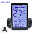 Waterproof High Quality Multifunctional Electric Bike LCD Display with Speed and Distance Features for E-bikes