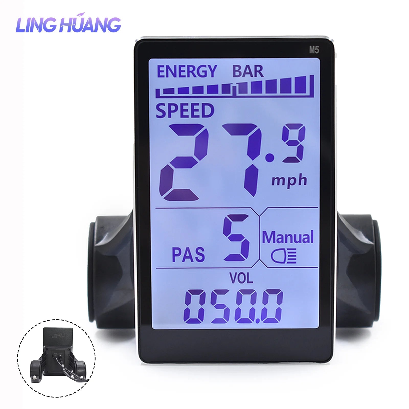 Waterproof High Quality Multifunctional Electric Bike LCD Display with Speed and Distance Features for E-bikes