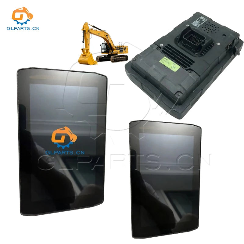 Glparts Excavator Display Panel Monitor 584-5631 for 313 E315 E330GC E320 E326GC 8 Inch Electronic Touchscreen Display 5845631