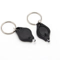 Custom Mini UV LED Keychain Flashlight Tiny Small Plastic ABS Keyring White Light Micro Pocket Key Ring for Emergency Lighting