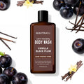 Factory Wholesale Luxury Body Wash Moisturizing Natural Fragrance Shower Gel Nourishing Black Plum Incense Madagascar Vanilla
