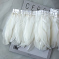 15-20CM Length Various Colors Goose Hard Feather Cloth Edge Stage Costume Shawl Wing Decoration