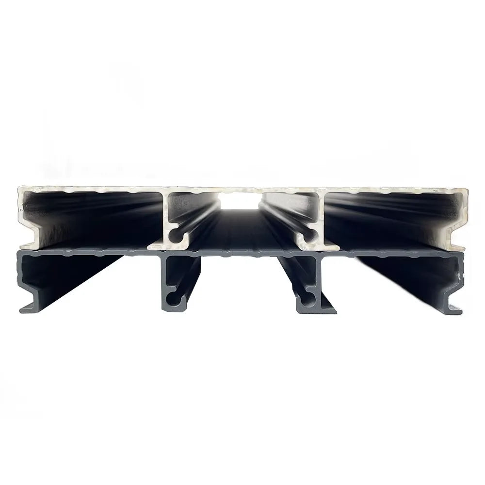 Environmental-friendly Aluminum Profile Wood-grain Pattern Extruded Swimming Pool Edge Floor Material Wholesale