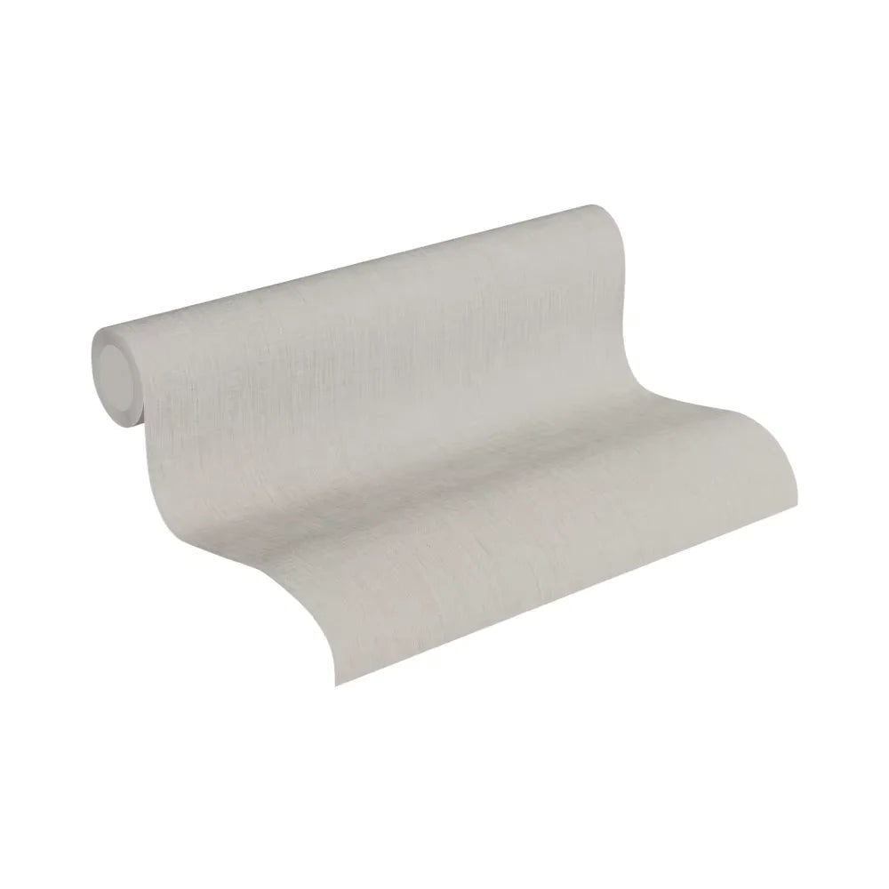 Made in Germany - Wallpaper rolls Solid Plain Grey Beige - Non Woven Vinyl - Wallpaper Plain Solid for Walls - 1005 x 053 m