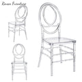 RTS TOP Wedding Chair for Bride and Groom Gold Acrylic Wedding Chair for Sale