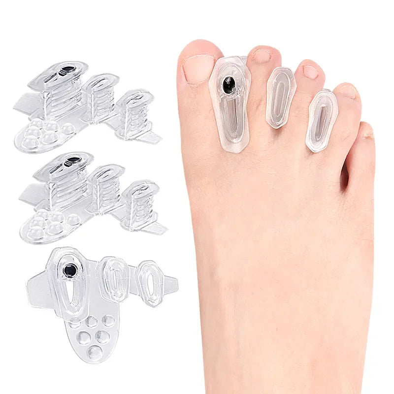 Hammertoe Corrector Gel Toe Separators Toe Straighteners and Spacers for Men Women Foot Pain Relief Orthopedic Care