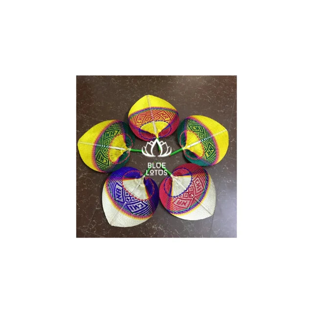Hot Sale 2024 Natural Palm Leaf Bamboo Raffia Fans Summer Hand Fans for Party Supplies Wedding Camping Gift