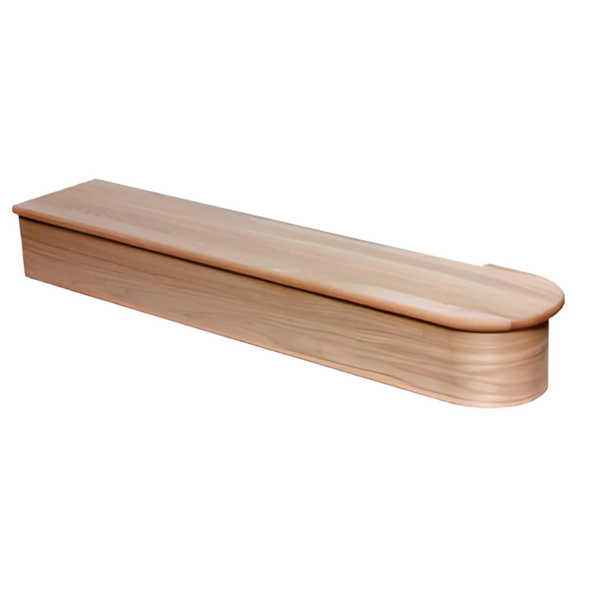 Pine Solid Wood Starting Step Stair Tread 59 1/4'' Outdoor Durable with Easy Installation for Hospital Use