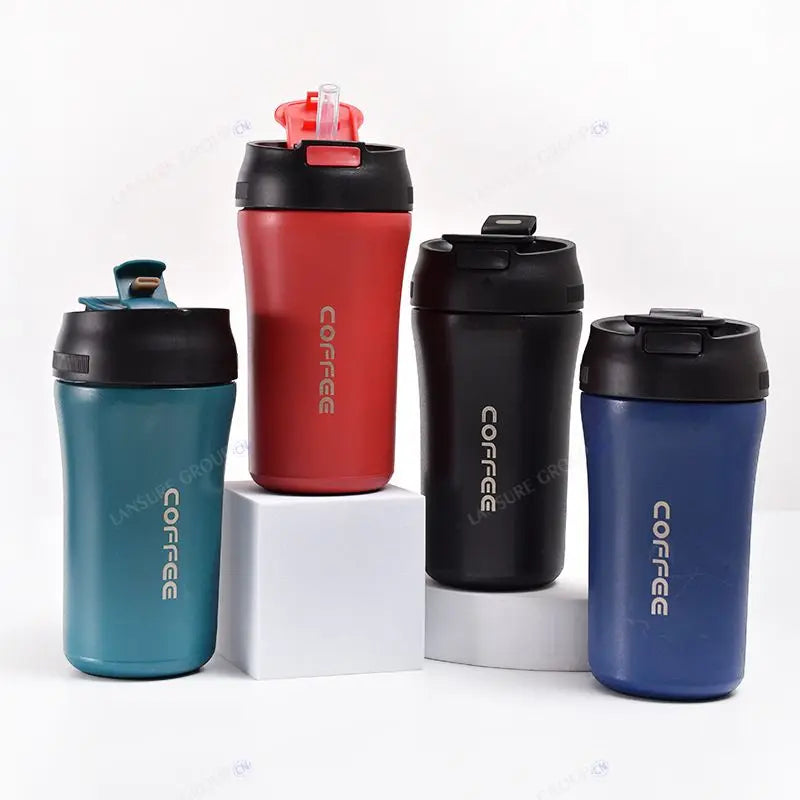 Portable 380ml/510ml Double Wall Stainless Steel Coffee Thermos Mug Waterproof Car Travel & Multi-Purpose Vacuum Cup