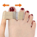 Melenlt New Bunion Toe Separators for Overlapping Toes  Gel Toe Spacers Bunion Corrector with 2 Loops for Feet