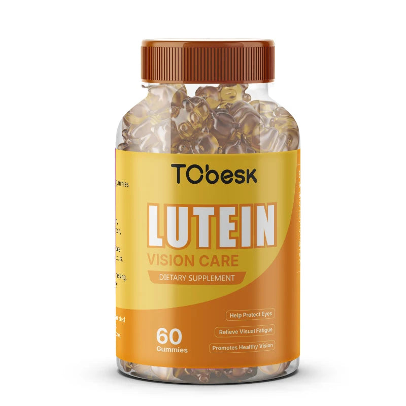 Non-GMO Organic Vision Care Dietary Supplements Manufacturer TCbesk Lutein Gummies Support Eye Health Enhance Visual Clarity