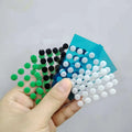 New Ice Version Mouse Skates Feet Sticker 6mm 7mm Round Dot for G1/MX300/100//M210/M-180 Universal Mice Feet Pad Stickers