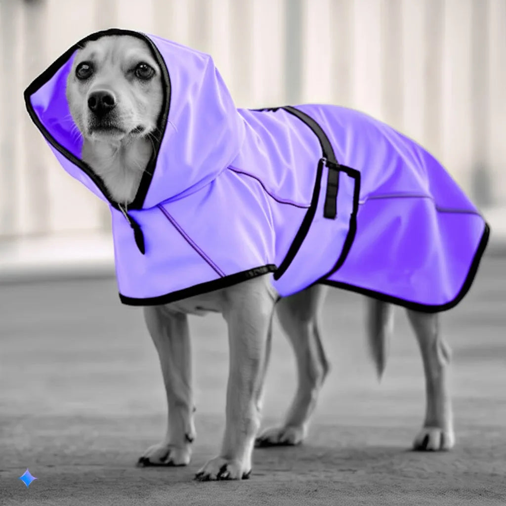 Wholesale Modern Dog Raincoat with Hood Windproof Polyester Pet Outerwear Summer Style for Retail Business Made in Turkey