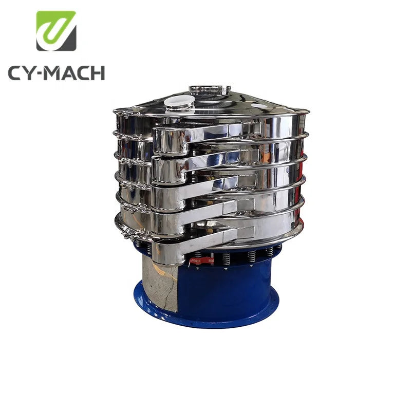 CY-MACH Motor Flour Round Circular Vibrating Screen Sifter & Powder Separator Machine with 220V/380V Voltage