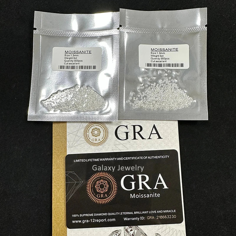 Wuzhou Factory Wholesale Round Brilliant Cut Melee Stone White Moissanite Diamond Loose D Color Moissanite for Watch