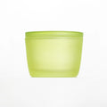 Wholesale 80ml Frosted Green Glass Jar with Smooth Top Lid Cylinder Design Perfume Candlestick Candle Stand Screen Printed Uzone
