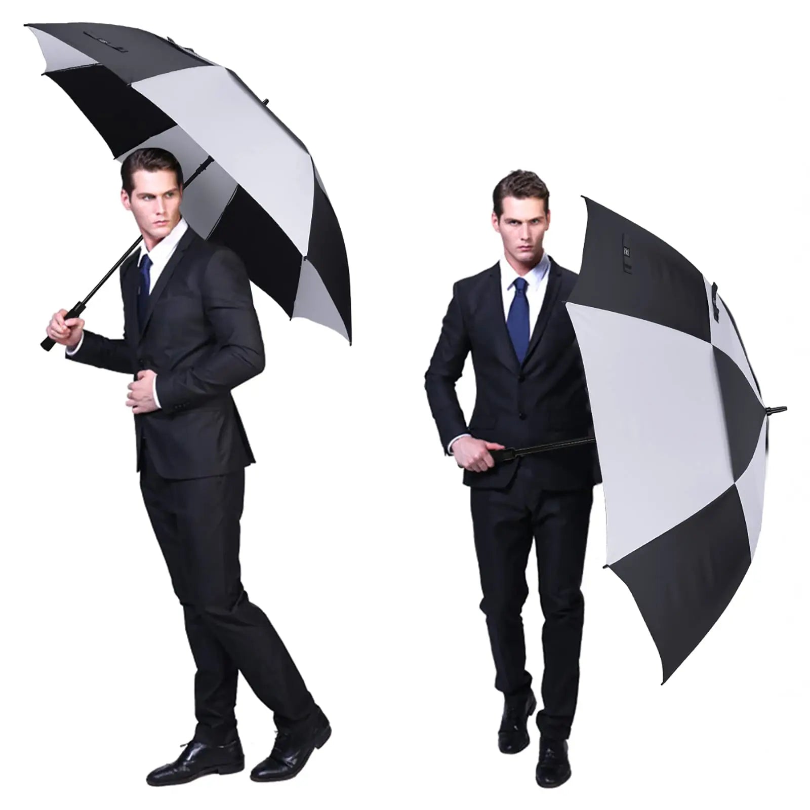 Hot Sale Windproof Waterproof Big Size 62 68 72 Inch Golf Umbrella Custom Printing Golf Umbrella 58in
