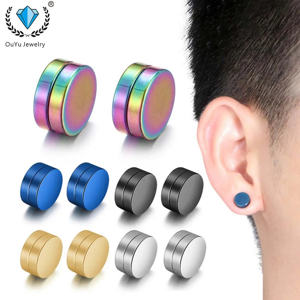 Unisex Magnetic Ear Clips No Piercing High-end Magnetic Earrings for Bulk Wholesale