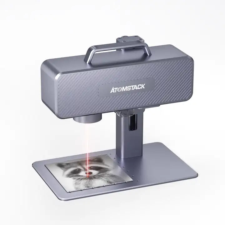 ATOMSTACK Portable Desktop Handheld M4 Fiber Laser Marking Machine 20W 70*70MM Jewelry Printer Logo Credit Card Marking Machine