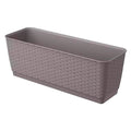 RATOLLA P 12L pot dimensions (mm) 492x172x174 Mocca color