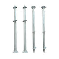 1000-3000mm Zinc Plated Steel Solar Ground Screw Available in Metric and Inch Measurement System