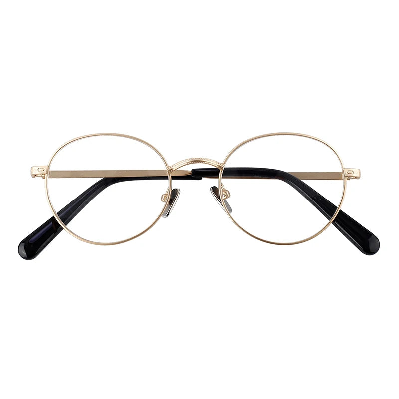 Classic Round Anti-Blue Light Optical Reading Glasses Fashion Eyewear for Women and Men