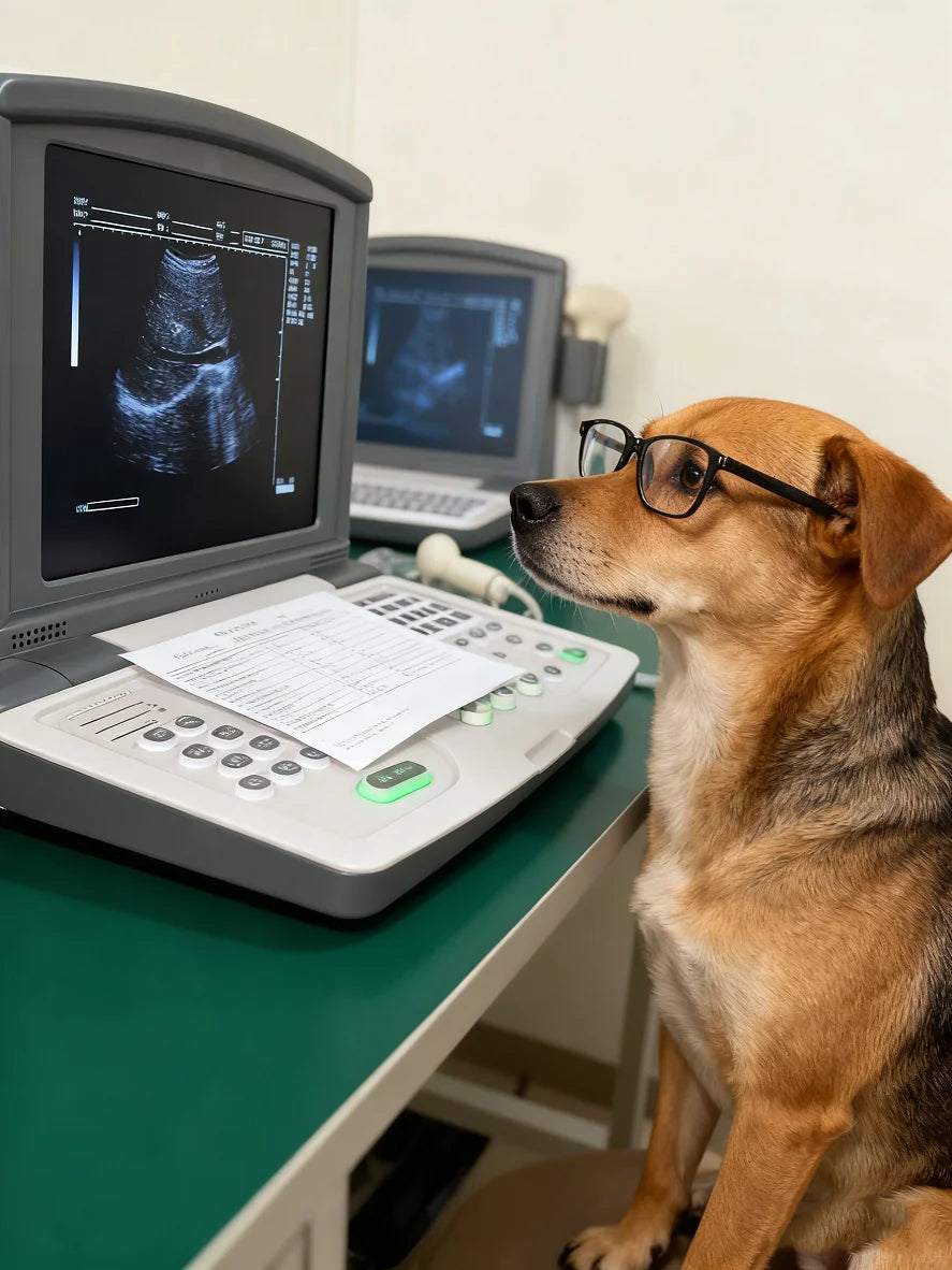 Medical Device Rayman RM03-S60 Portable Veterinary Ultrasound Machine with 2 Probes for Veterinary Clinic