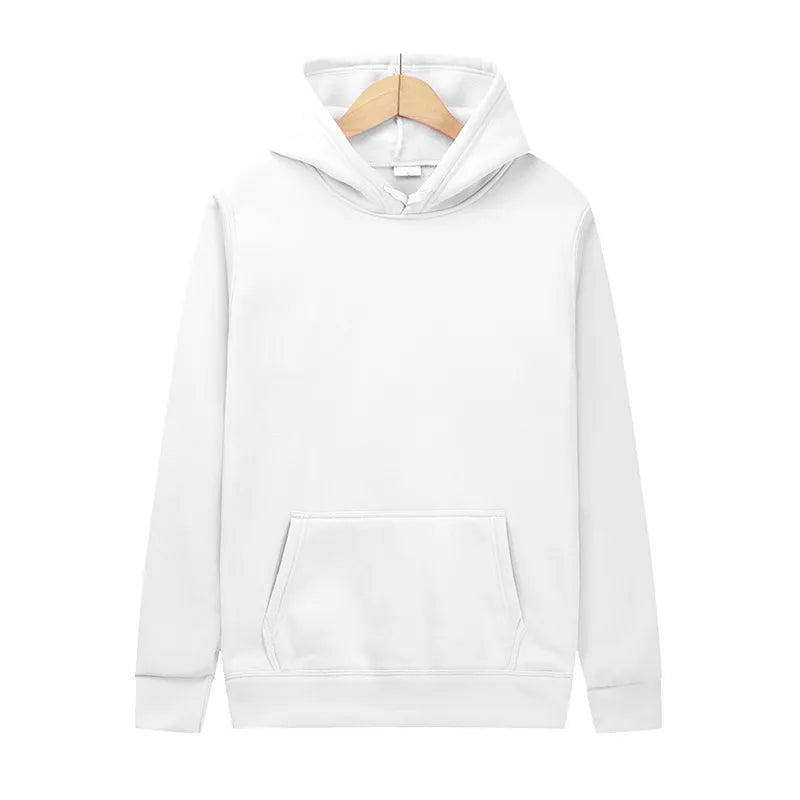 Oem customized trade plain sweatshirt men and women solid color sweatshirt printed hoodie loose casual hoodie