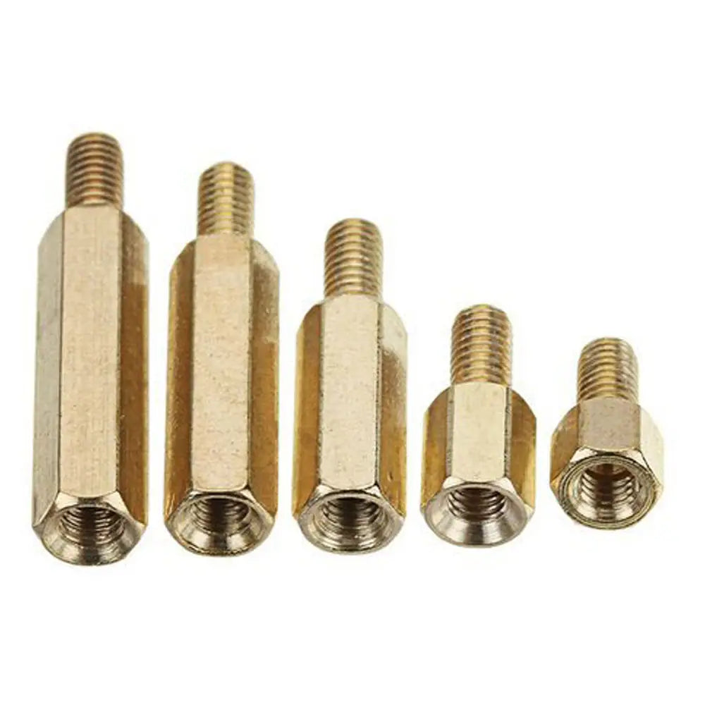 Jintai Brass Hex Standoff Spacer Male Female Threaded PCB Motherboard M2 M3 M4 M5 M6 M8
